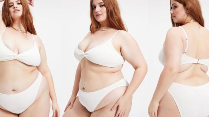 Collages d'un modèle sexy