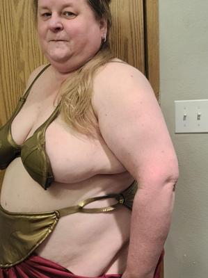 Princesse Leia en tenue de bikini esclave - vericarey