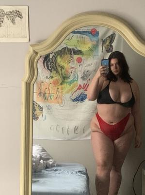 adorável jovem gorda beleza..