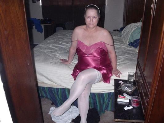BBW Mature Aunt Betty Stockings