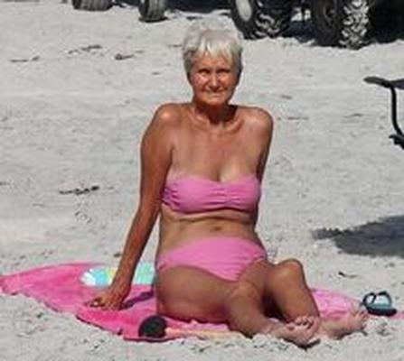 Grannies on the beach
