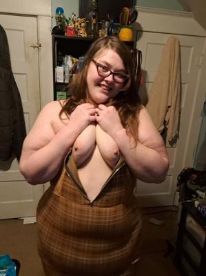 meu novo vestido marrom sexy