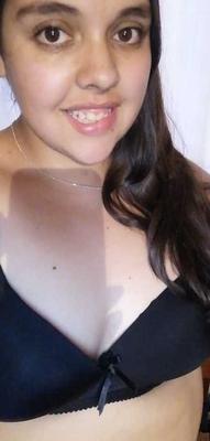 Una adolescente gordita
