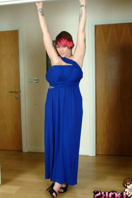 Robe bleue