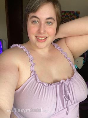 Christina Eugene, Oregon, BBW, Amateur-Selbstaufnahme