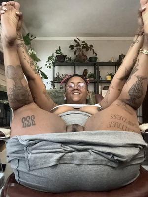 BBW Ebony с татуировками