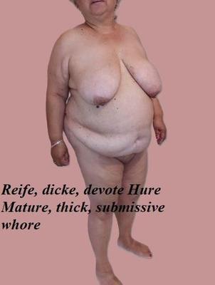 Reife, dicke, посвятить Oma hure Maria