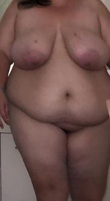 BBW Mom Marie first look at her tits and belly 