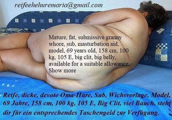Reife, Dicke, Devote Oma Hure Maria