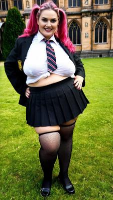 いたずらなSSBBW成熟した女子学生